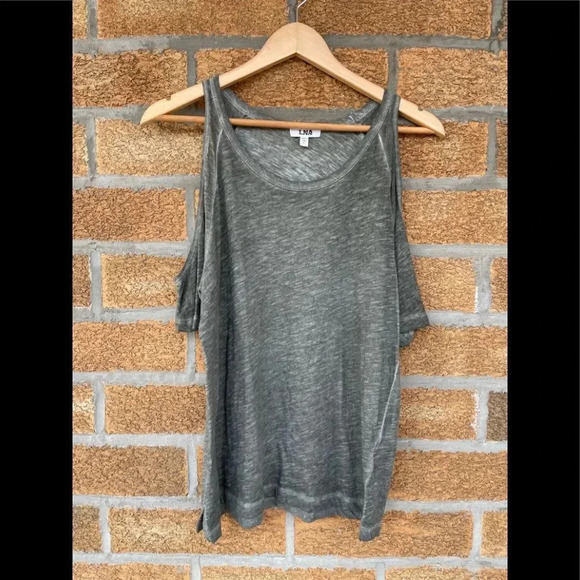 LNA cold shoulder top small - Picture 1 of 6